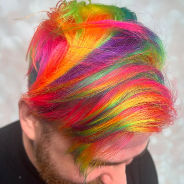 With Bleach, 3+ Colors SHORT HAIR