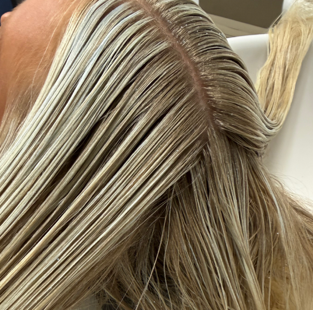 Full Custom Blonde at Kanya Roman in Greenville, NC