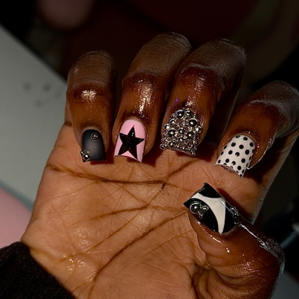 Short Nails at Icky Vicky Nails in Monroe, NC