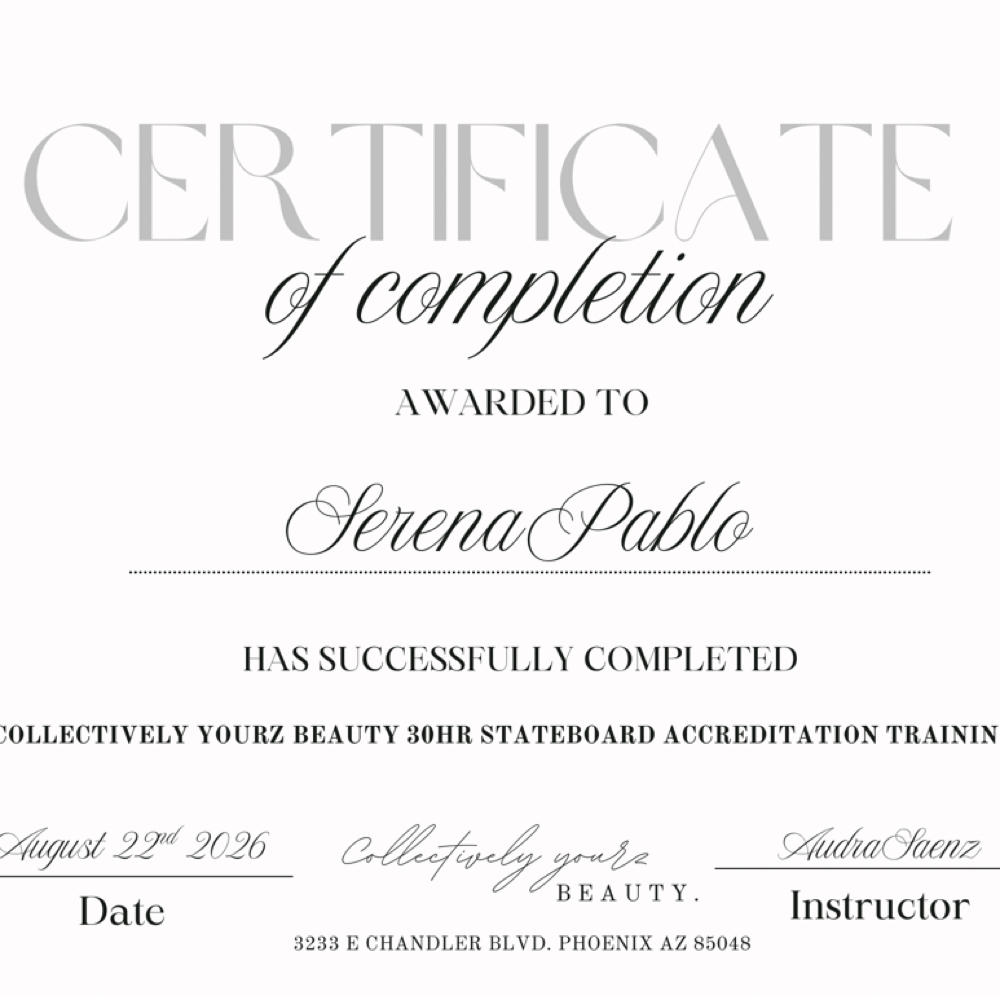 AZ lash Certification (Group) at The Lash & Beauty Studio in Phoenix, AZ
