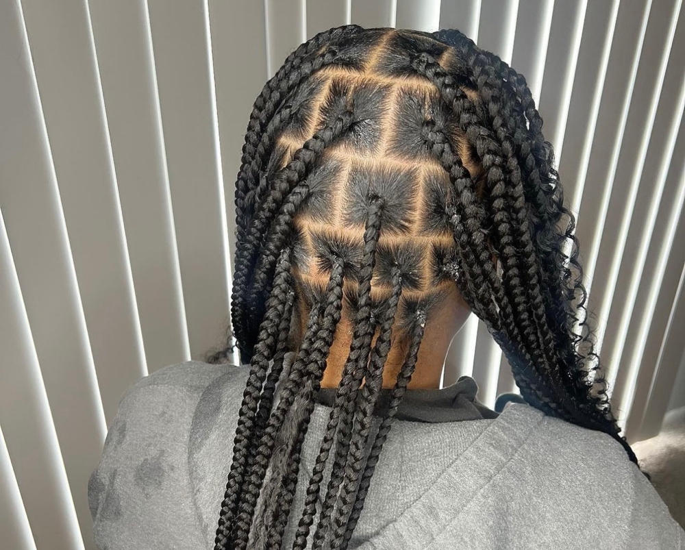 Large knotless Braids