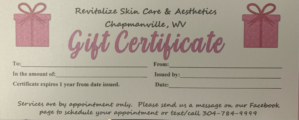 Botox Gift Certificate