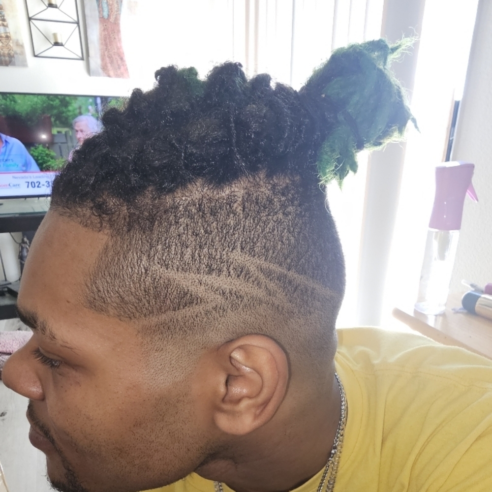Men's Braids /w fade or undercut at Styles By Carrera in Las Vegas, NV