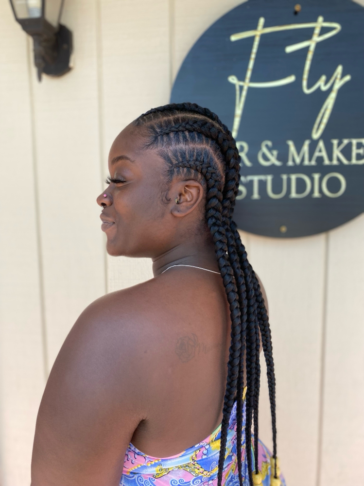 Feed In Stitch Braids at RosieLocs in Summerville, SC
