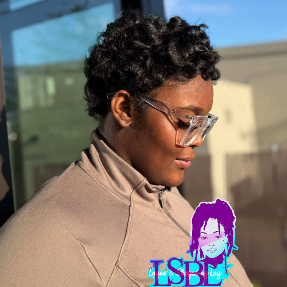 Pixie Cut & Style at Layedandslayedbylay in Lakewood, WA