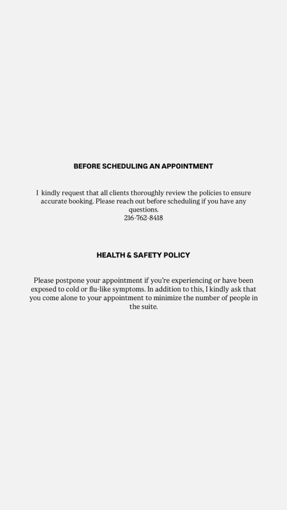 SCHEDULING & HEALTH POLICY