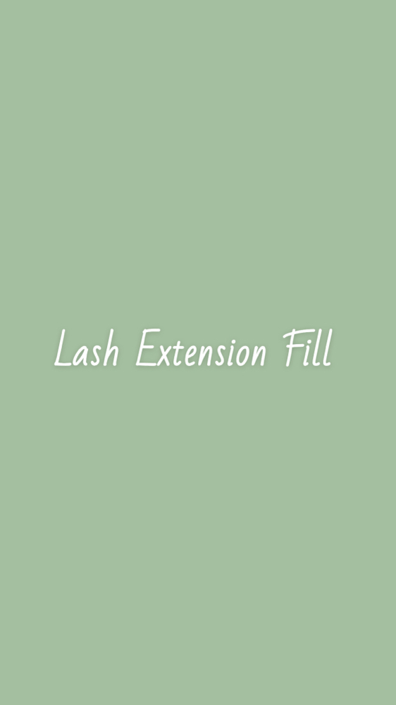 Lash Extension Fill