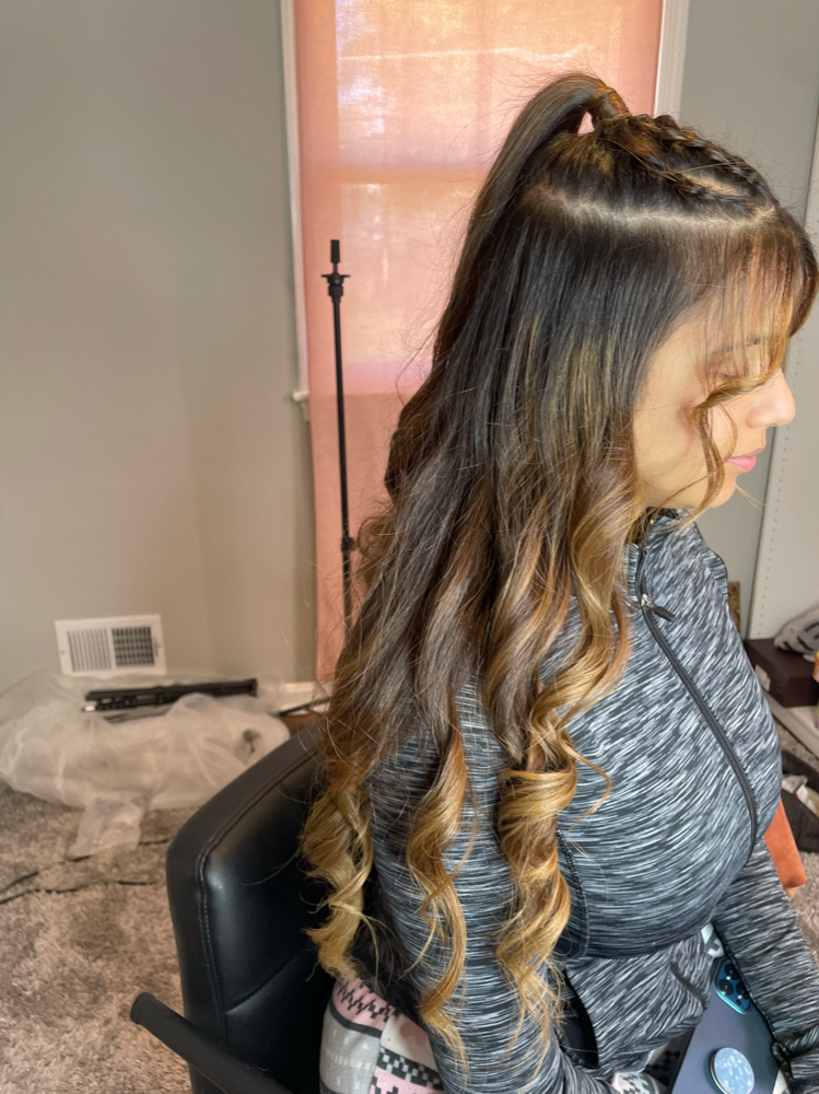 Half Up Half Down