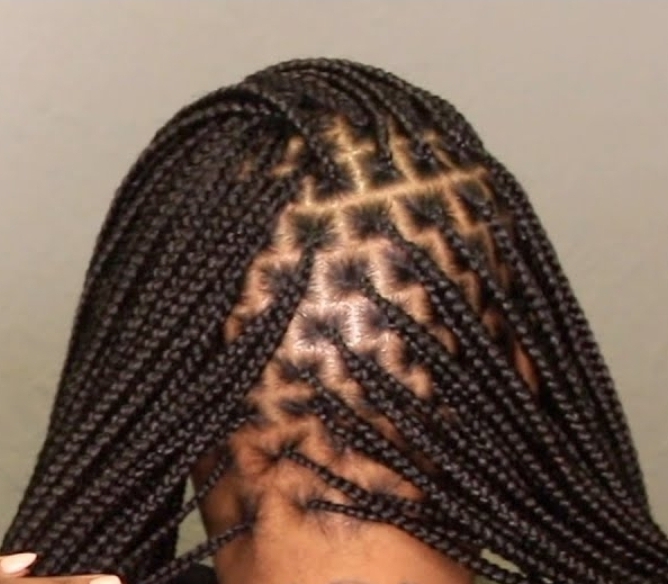 Small Knotless Braids