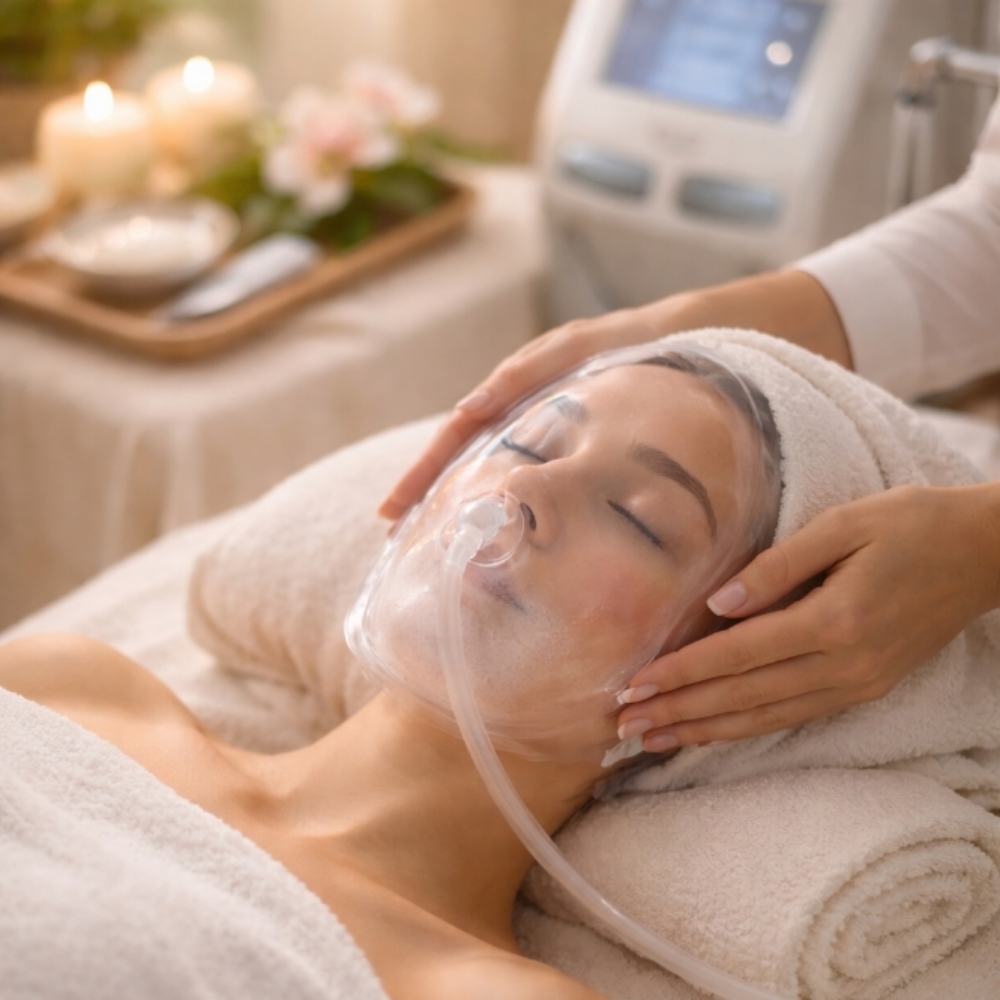 Lotus Oxygen Glow Treatment at Lotus Aesthetics Spa in Vancouver, WA