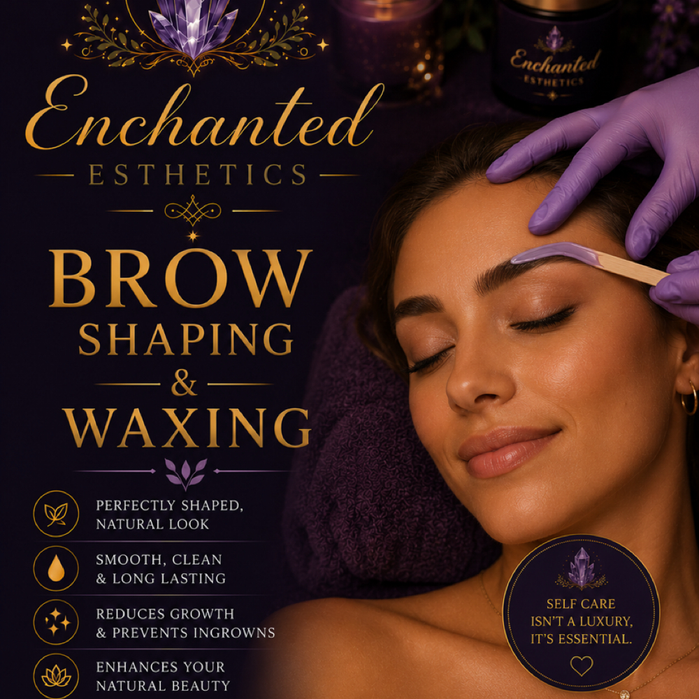 ✨ Brow Shaping & Waxing at Enchanted Esthetics in Sacramento, CA