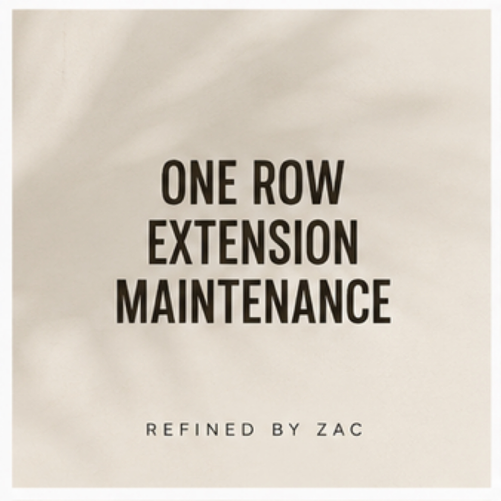 One Row Extension Maintenance at Refined by Zac in san diego, CA