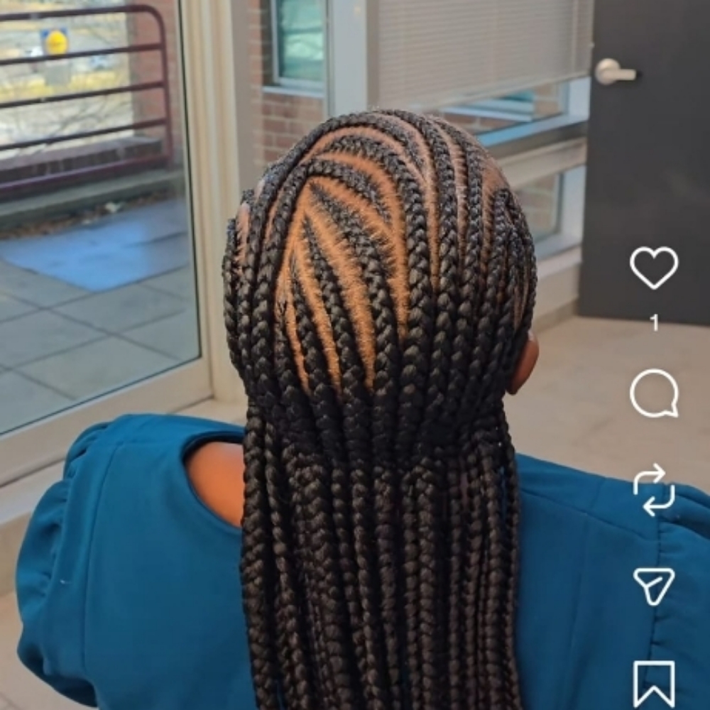 Silver Moonlight Braids at Braids By Veronica in Lanham, MD