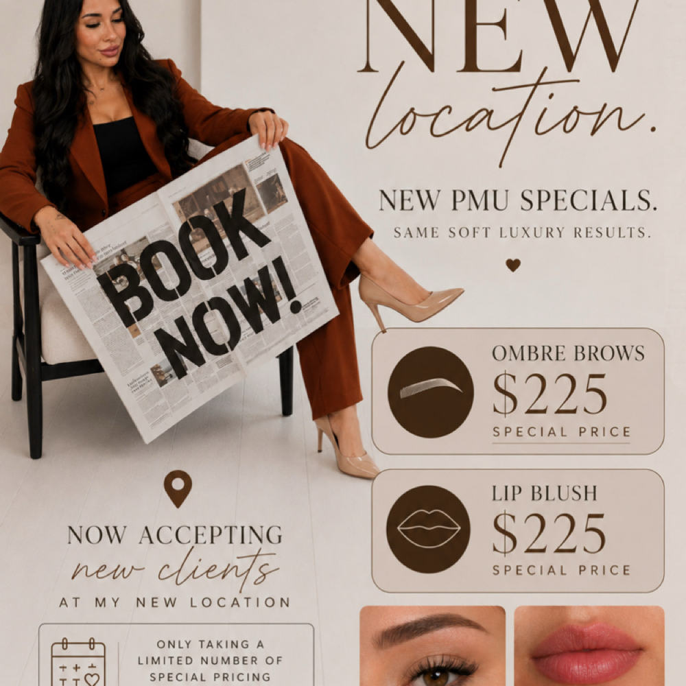 Ombre Brows Or Lip Blush Promotion at Pinkshadebeauty in San Antonio, TX