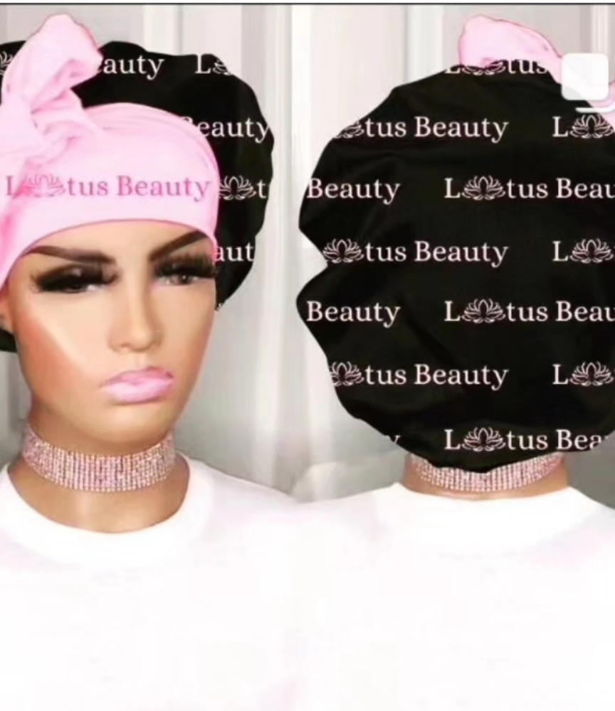 Lotus Beauty Oversized Bonnet /pink