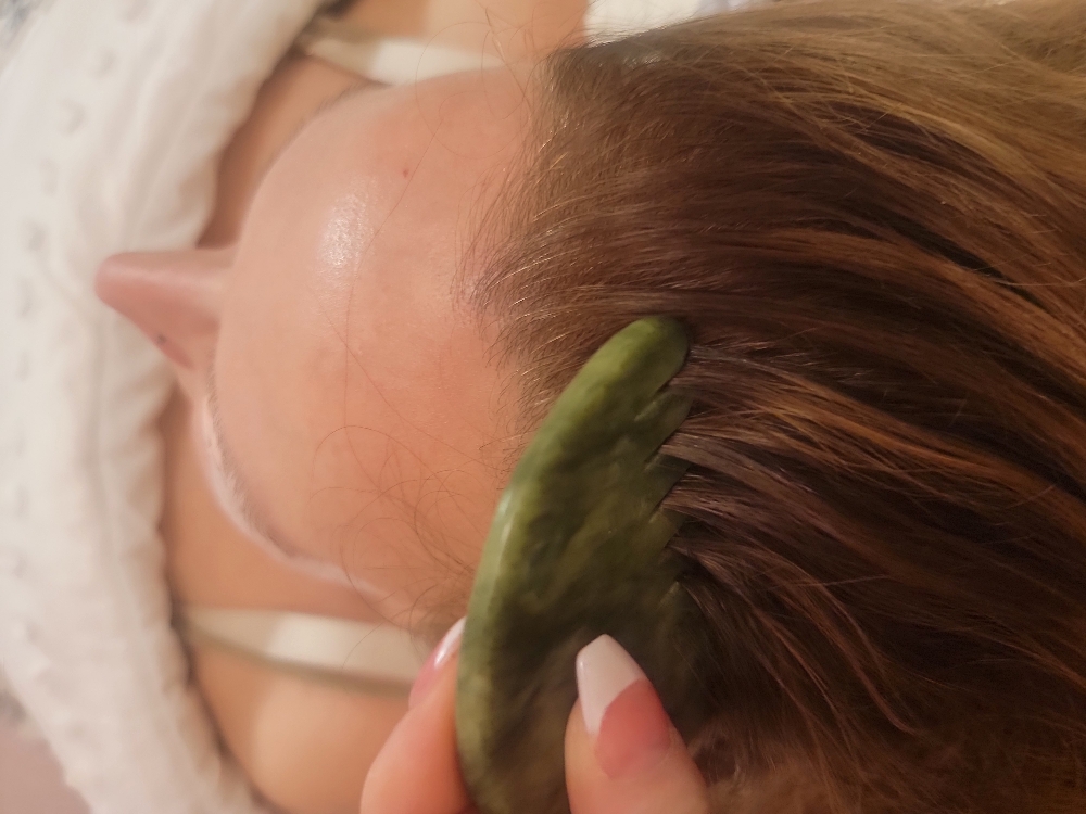 Scalp Treatmnet With Massage