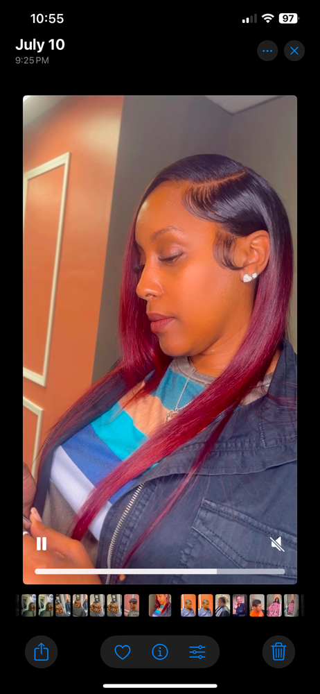 Closure W/ Sew In at The Goddess Glam Bar in Baton Rouge, LA