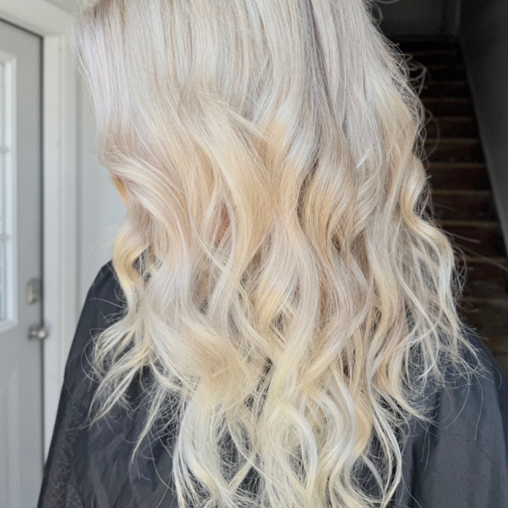 All Over Blonding at Salon 303 in Franklin, VA