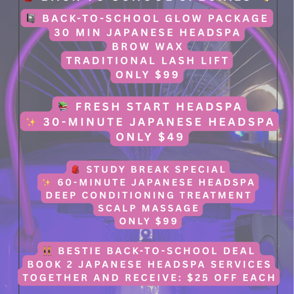 Fresh Start Headspa at Sittin Pretty Spa in Corpus Christi, TX