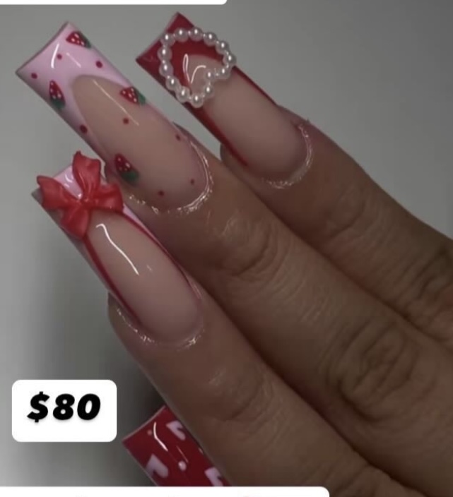 Valentine Nails (middle Right)