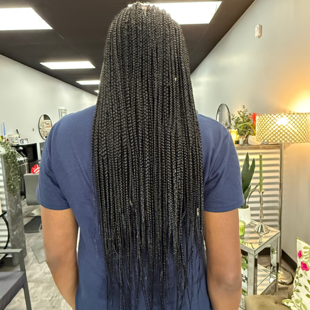 Long Small Micro Braids at Nini braids at TL Design in Beaverton, OR