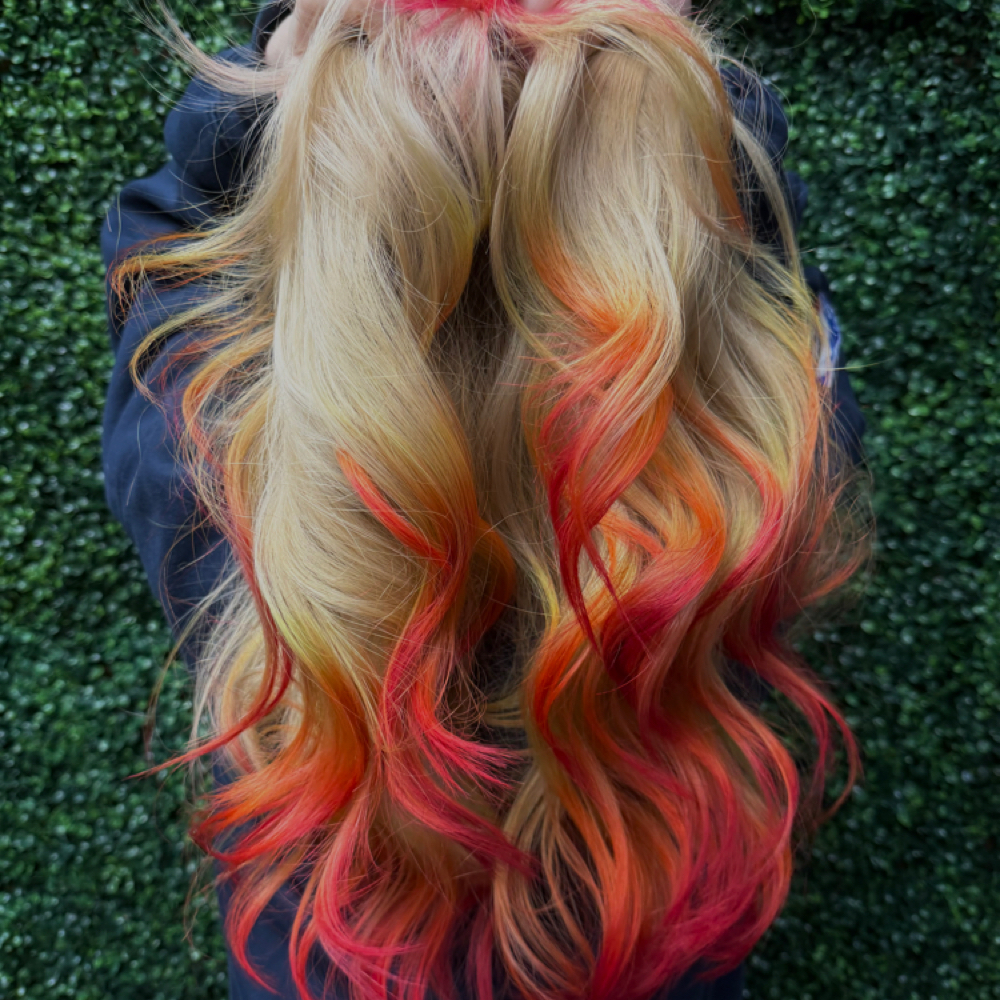 Vivid color add on at J|S Hair in Fort worth, TX