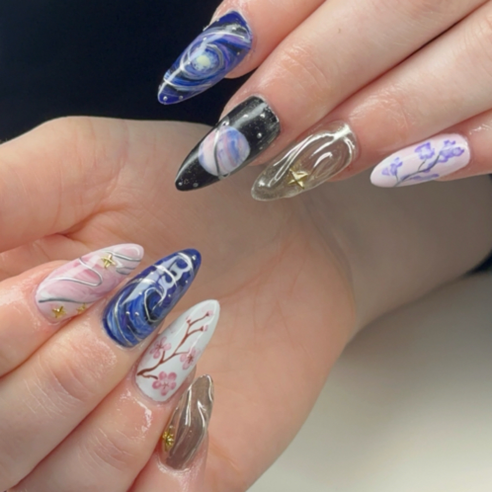 GelX Extensions/ Fill In at Spacehead Nails in Springboro, OH