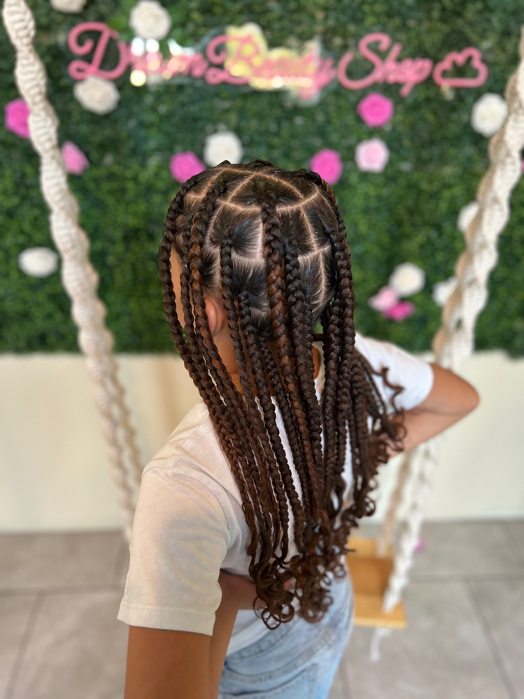 Large Knotless Braids