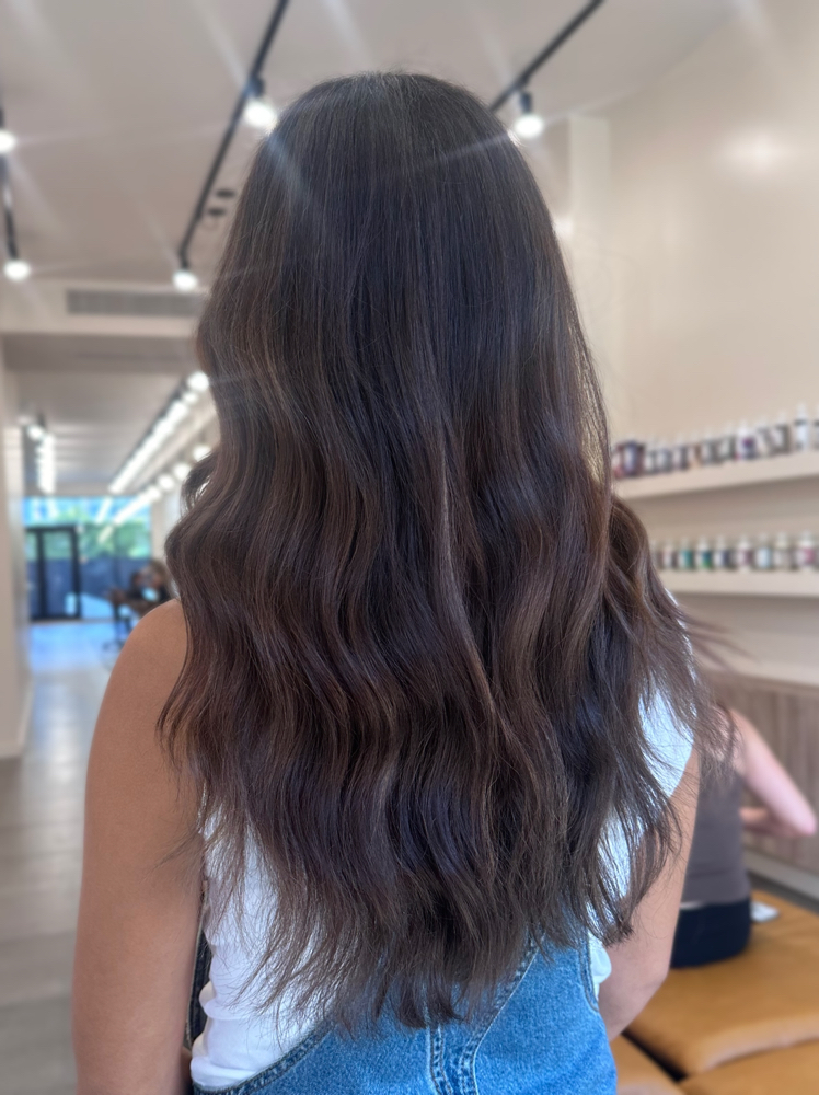 Single Color Root Touch-up at bohemian strands in Glen Cove, NY