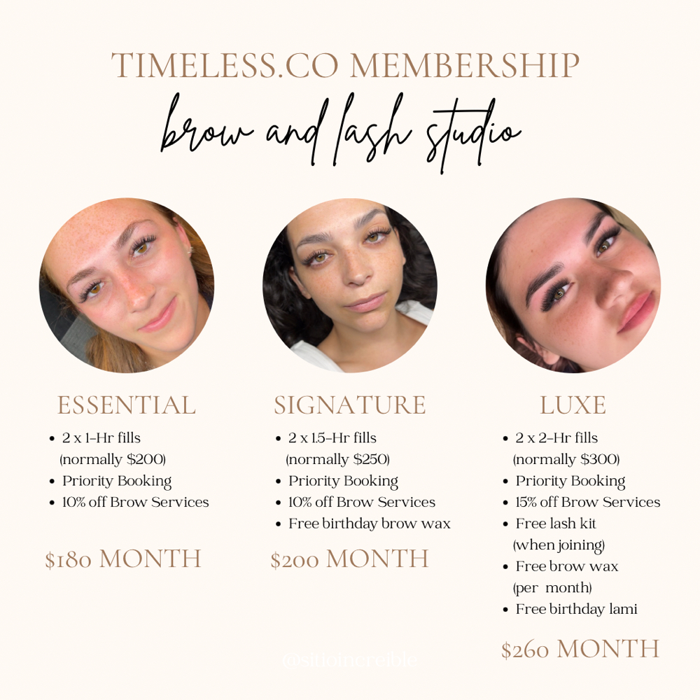 ESSENTIAL LASH VIP MEMBERSHIP at TIMELESS & Co in Lynn, MA