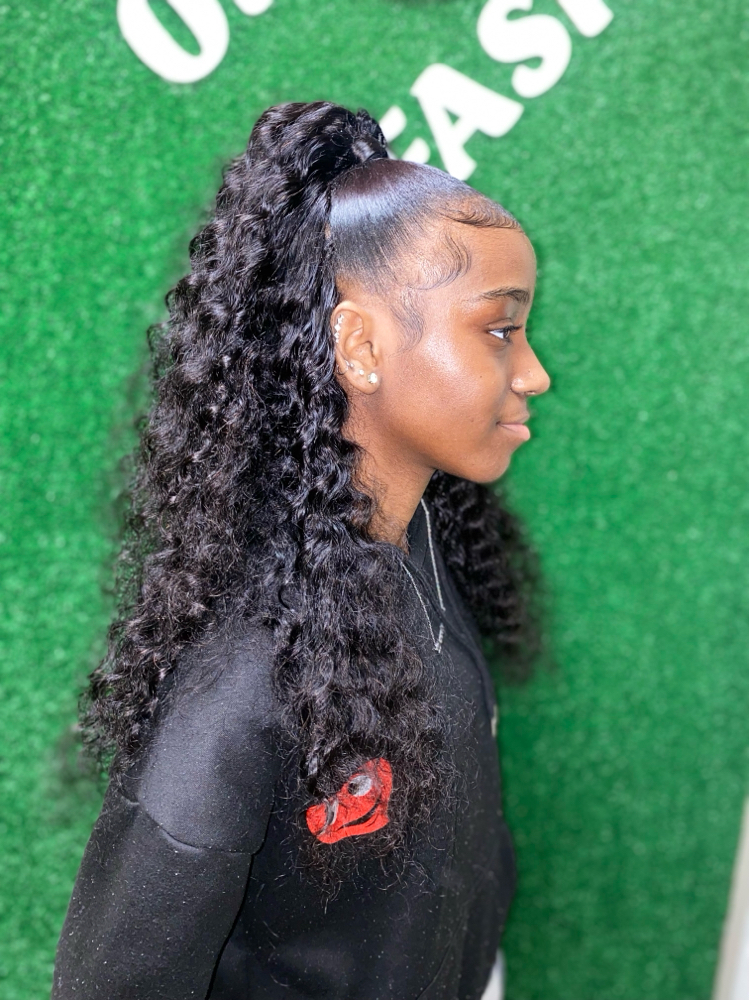 Half Up/half Down(Quick Weave)