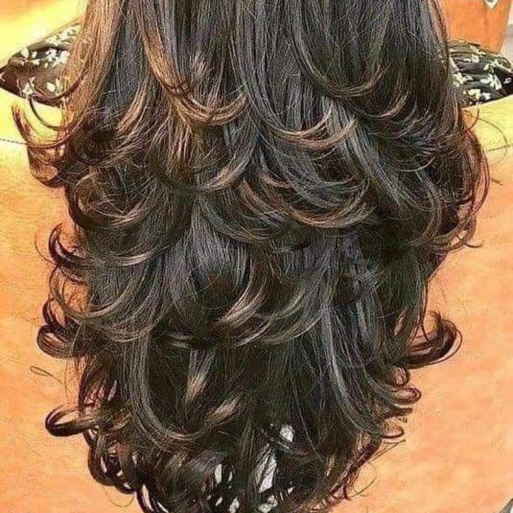 Signature Layers Haircut at The Cosmo Studio By Gagan in Sacramento, CA