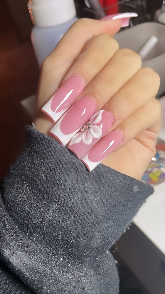 ♥ • Full Acrylic XL Set at nailsbyyxsc in Caldwell, ID