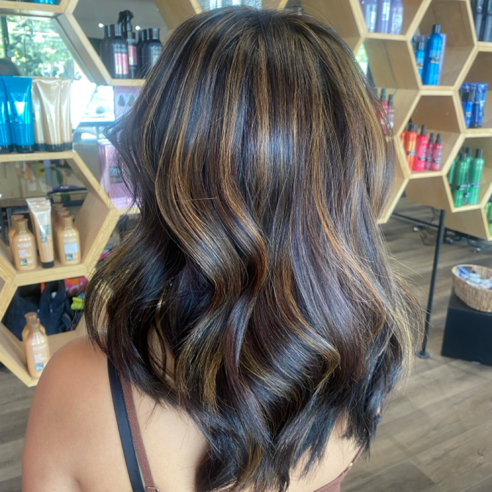 partial highlight at Leslie Ana hair in Fairview Park, OH