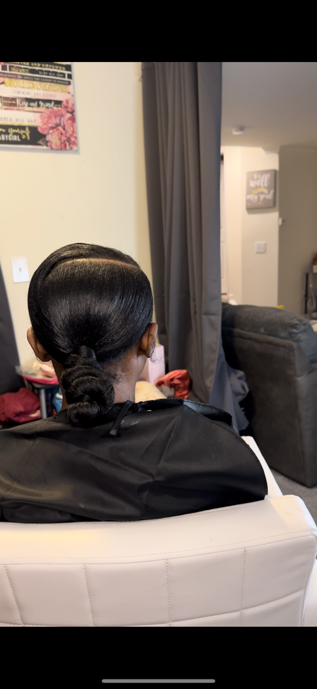 Knot Bun Ponytail