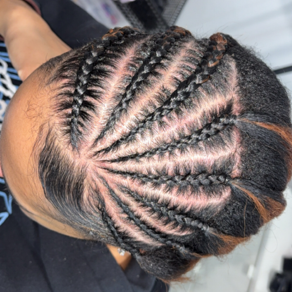 Half front Braids at Lush LLc in Greenville, RI