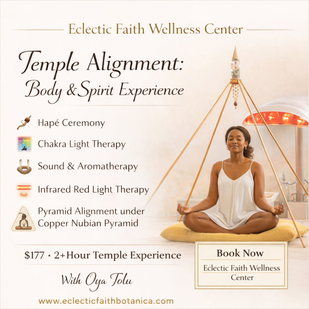 Temple Alignment: Body & Spirit Exp at Eclectic Faith Botanica and Wellness Center in Conyers, GA