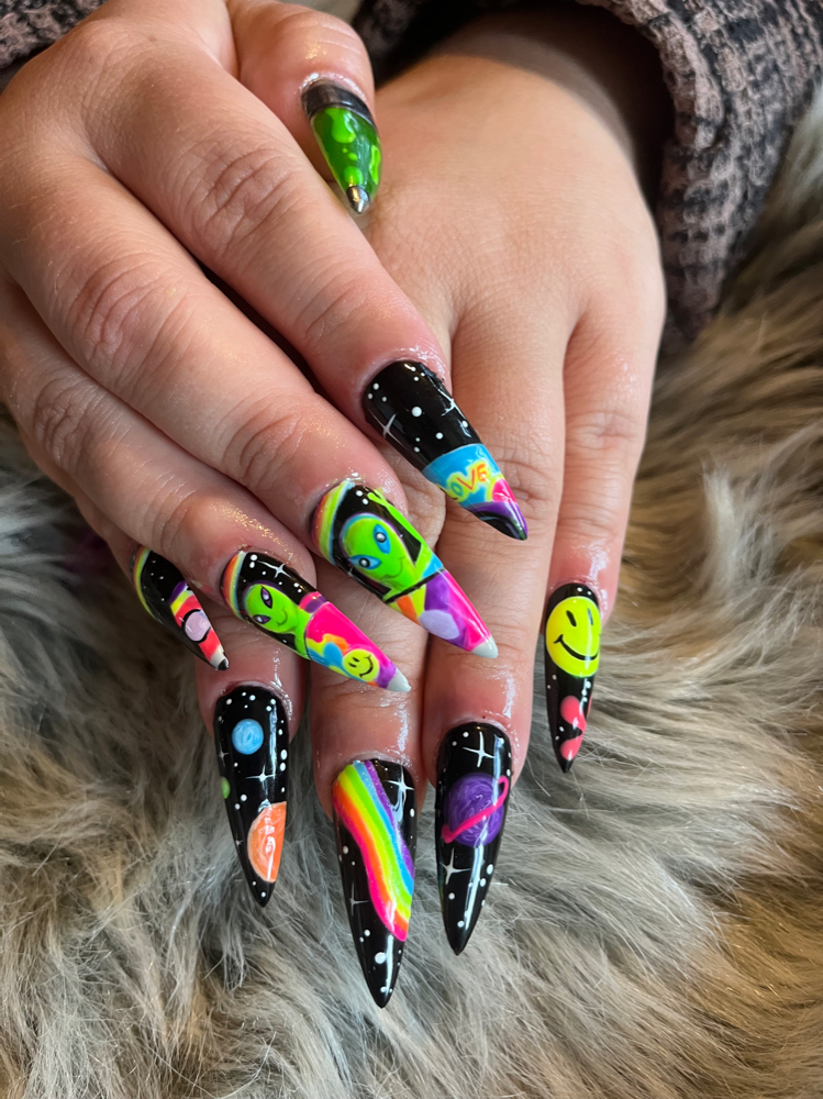 GelX Set (long/XL) at Heavenly Hair & Nail Spalon in Wingina, VA