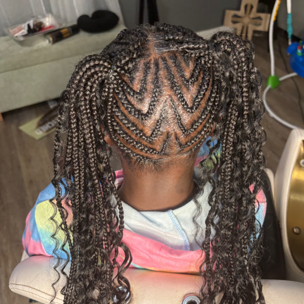 Kids Braided High Ponytail 7-11yrs at The Cheesedip Experience in Madison, TN