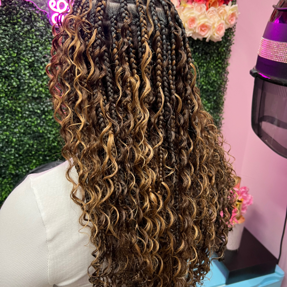 Medium Boho Knotless at Styles By Kye in Chicago, IL