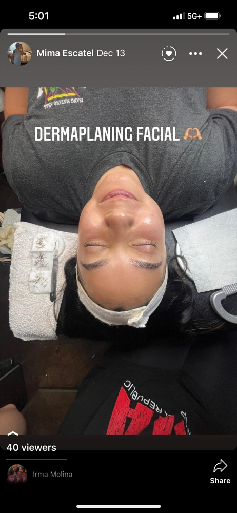 Add Dermaplaning To Facial