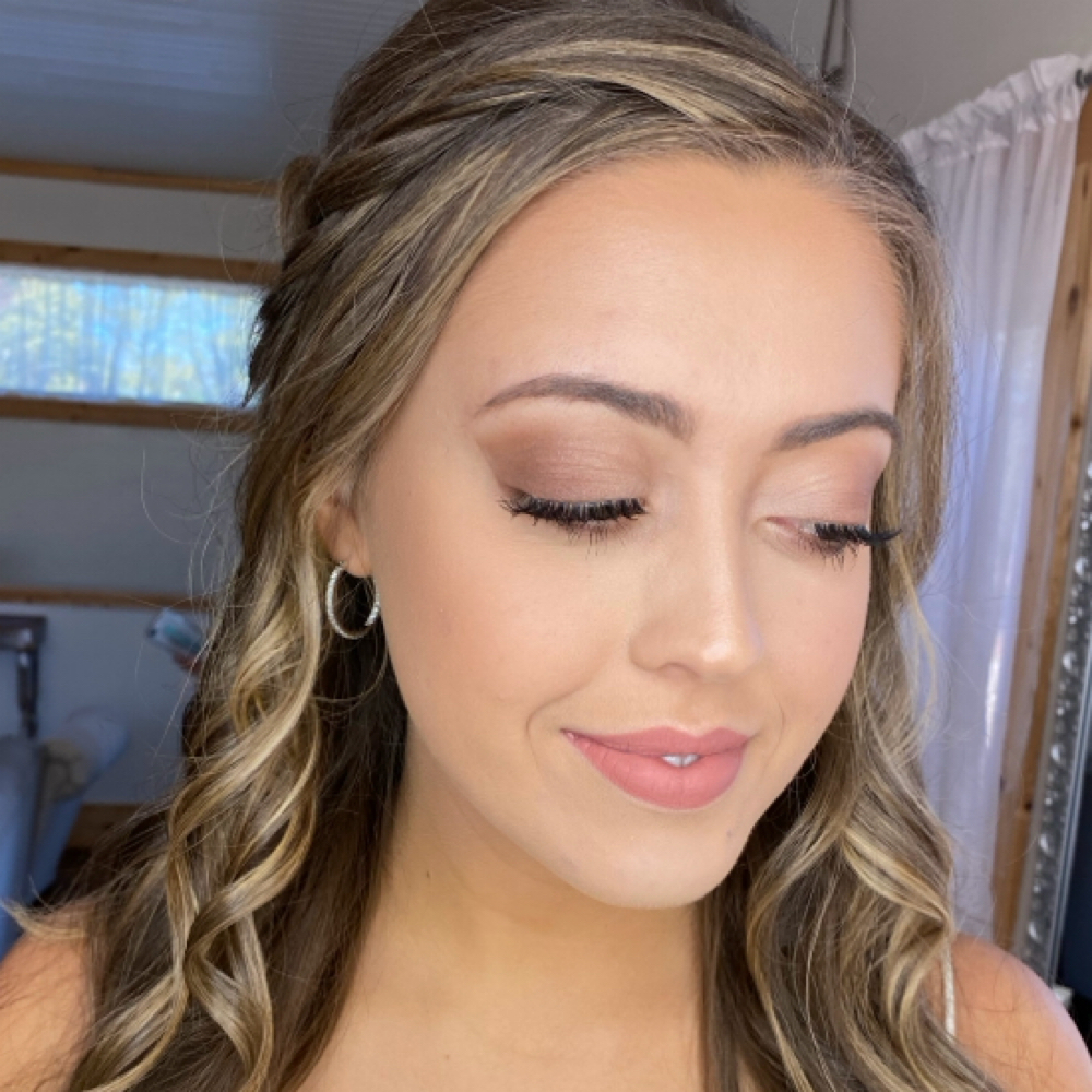 Bridal Makeup Trial at A Wild Hair Salon in Cochran, GA