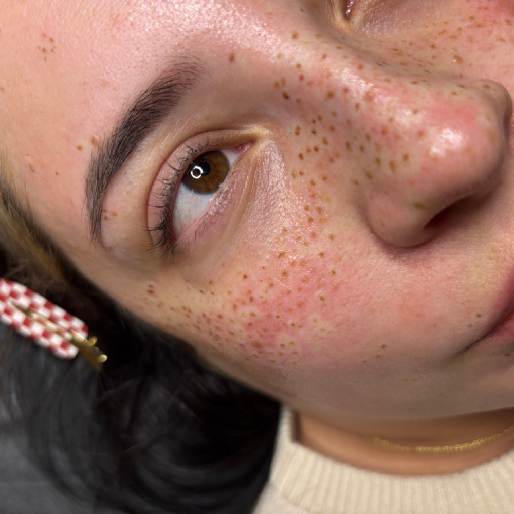 heavy coverage faux freckles at twiinflame in Chattanooga, TN