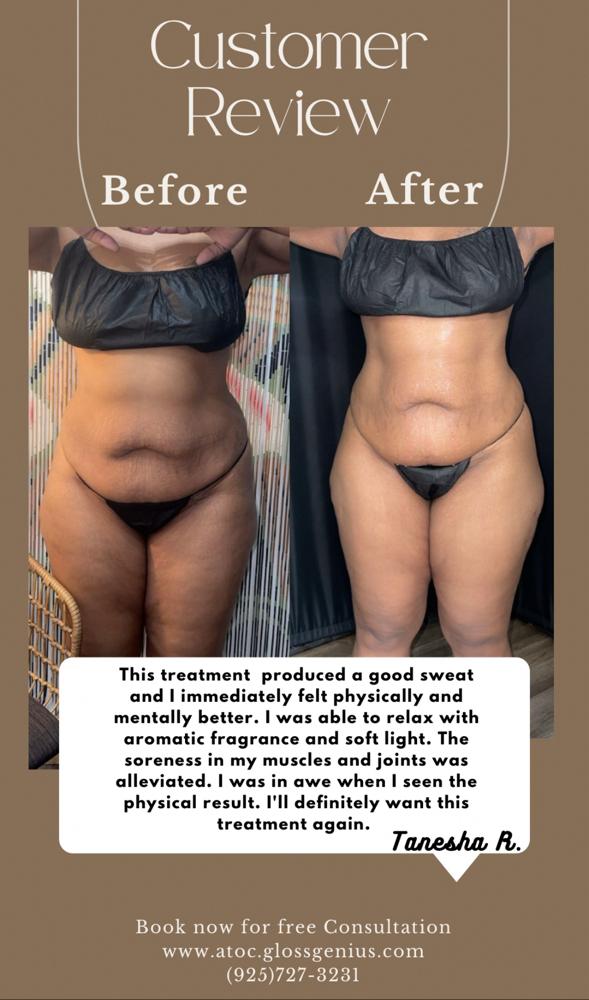 A Sauna Detox Body Wrap