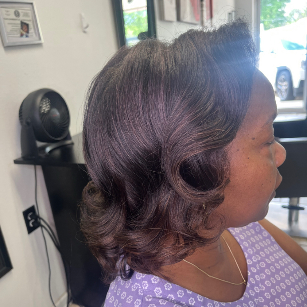 Roller Set at Beauty Essence Studio in Texarkana, TX