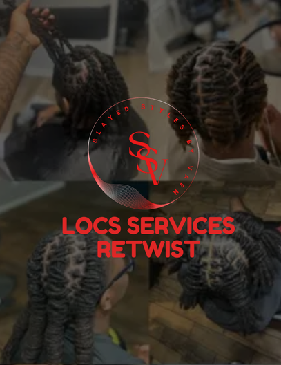Locs Services | Retwist at Satura Styles / Braids & Balance in North Charleston, SC