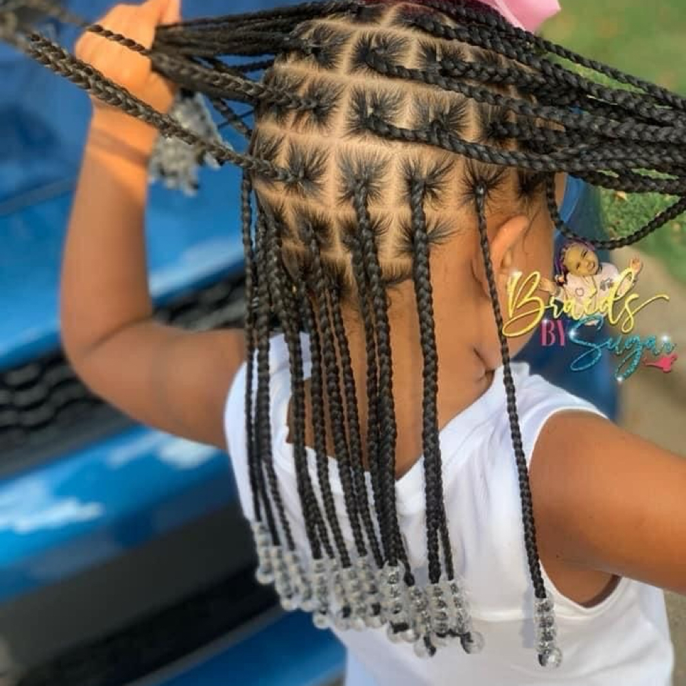 Kids Knottless Braids 4-11yr Old