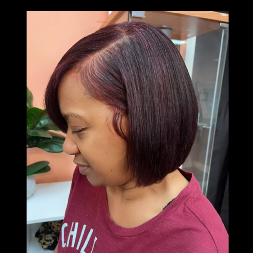 Relaxer Retouch at Kia Beauty in Columbus, GA