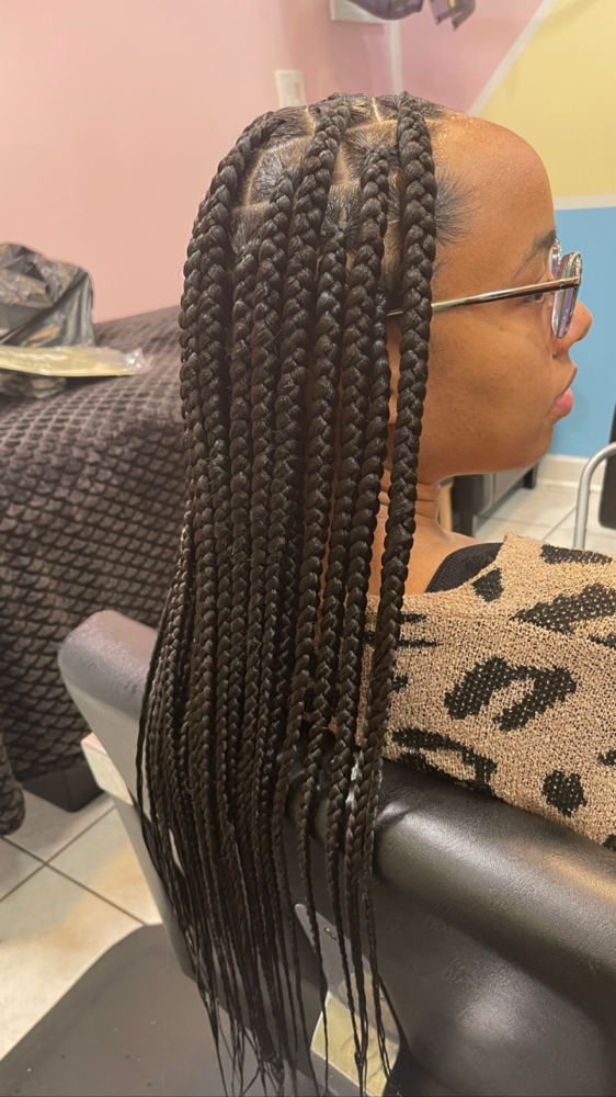 Large Knotless braids