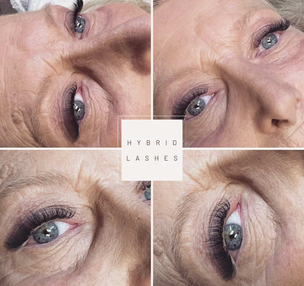 Hybrid Full Set (100/150 Lashes Applied Per Eye)